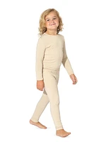 Little Kid's & Oat Long-Sleeve Shirt Pants Pajama Set