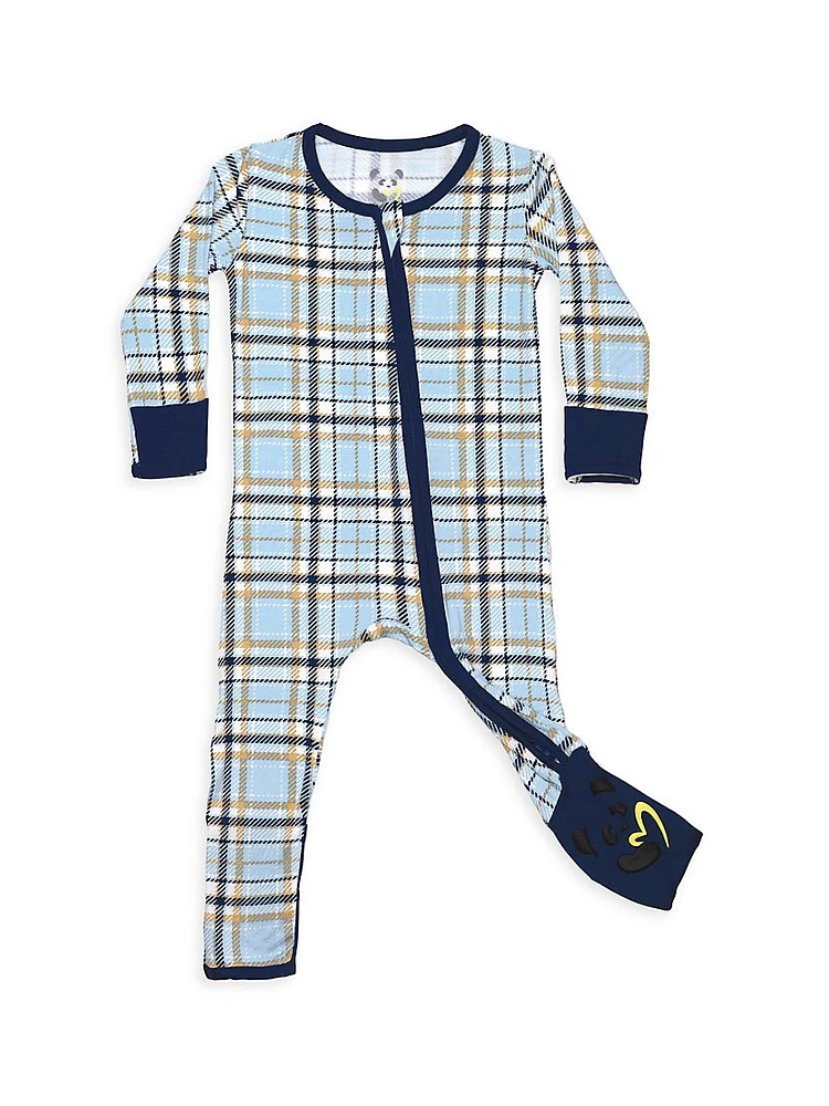 Baby's & Little Kid's Holiday Plaid Convertible Footie