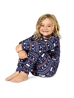 Little Kid's & Kid's Polar Isle Long-Sleeve Shirt & Pants Pajama Set