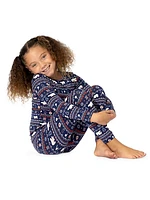 Little Kid's & Kid's Polar Isle Long-Sleeve Shirt & Pants Pajama Set