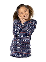 Little Girl's & Girl's Polar Isle Long-Sleeve Dress