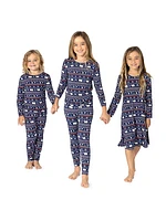 Little Girl's & Girl's Polar Isle Long-Sleeve Dress