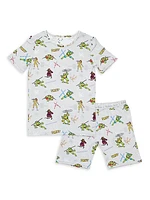 Baby Girl's, Little Girl's & Girl's Teenage Mutant Ninja Turtles Pajama Short Set