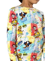 Little Boy's Paw Patrol Comic Print Pajama Set