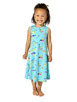 Baby Girl's, Little Girl's & Shark Print Sleeveless Dress