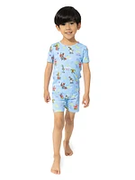 Baby Boy's, Little Boy's & SpongeBob SquarePants T-Shirt Shorts Pajama Set