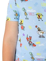 Baby Boy's, Little Boy's & SpongeBob SquarePants T-Shirt Shorts Pajama Set