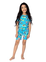 Baby Girl's & Little Girl's Paw Patrol Mighty Movie Pajama Shorts Set