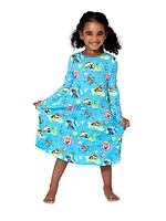 Baby Girl's & Little PAW Patrol Mighty Movie Long-Sleeve Dress