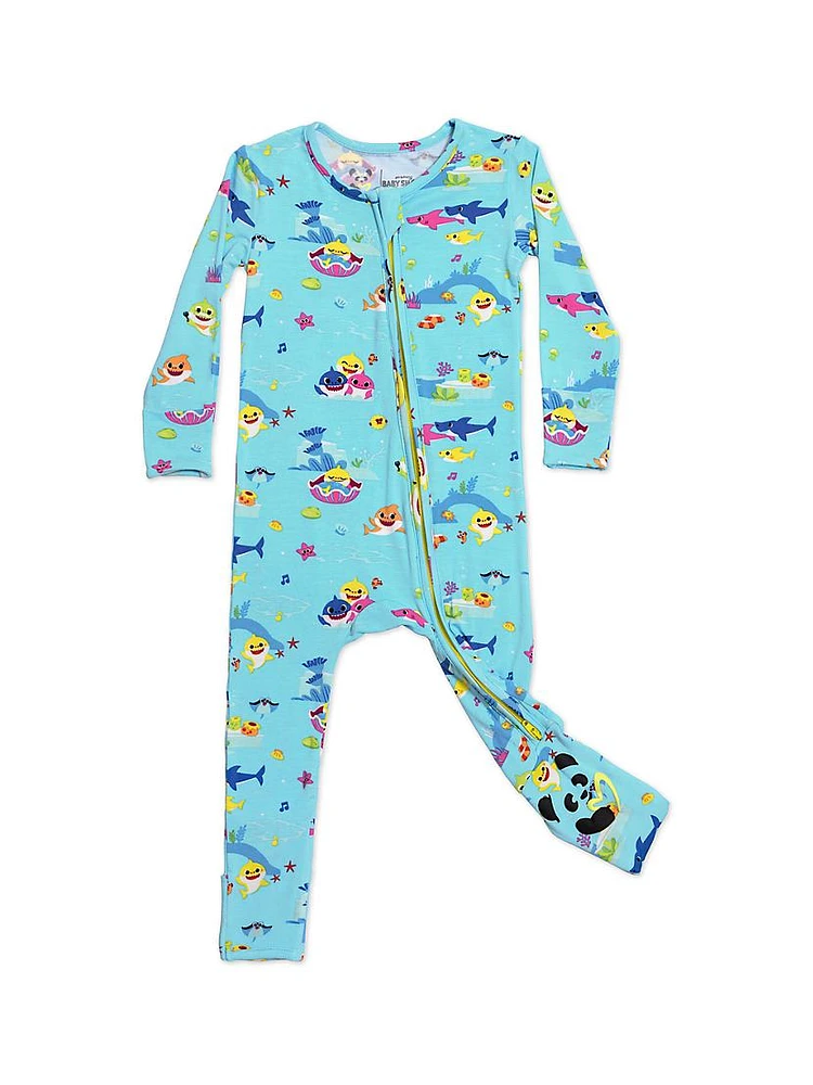 Baby's Baby Shark Convertible Footie