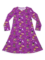 Little Girl's & Halloween Paw Patrol Long-Sleeve Dress