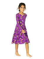 Little Girl's & Halloween Paw Patrol Long-Sleeve Dress