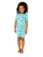 Baby's, Little Kid's & Baby Shark T-Shirt Shorts Pajama Set