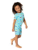 Baby's, Little Kid's & Baby Shark T-Shirt Shorts Pajama Set