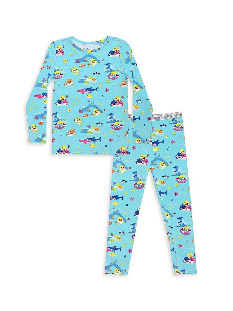 Baby Boy's, Little Boy's & Shark Long-Sleeve Pajamas