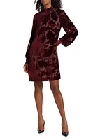 Elizabeth Velvet Burnout Minidress