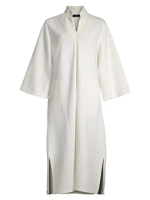 Quilted Infinity Jacquard Caftan