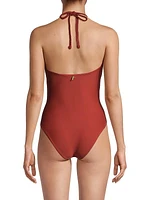 Saint Tropez Halterneck One-Piece Swimsuit