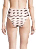 Niche Vintage Reversible Bikini Bottom