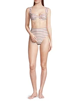 Niche Vintage Reversible Bikini Bottom