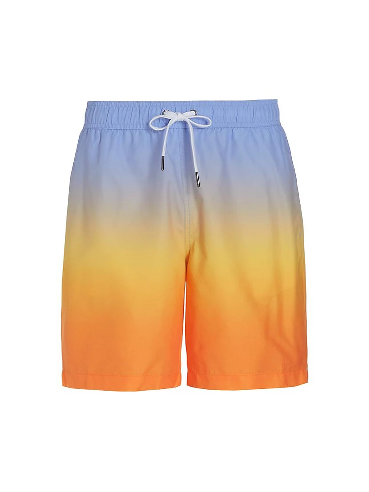 COLLECTION Sunrise Ombré Swim Trunks