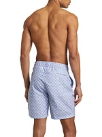 COLLECTION Geometric Fan Swim Trunks