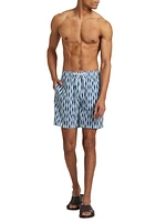 COLLECTION Braided Stripe Swim Trunks