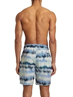 COLLECTION Blur Stripe Swim Trunks