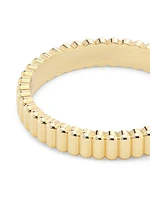 Quatre 18K Yellow Gold Grosgrain Wedding Band