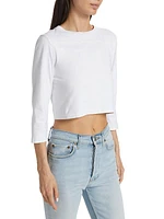 Cropped Varsity T-Shirt