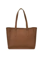 Le Foulonne Large Leather Tote Bag