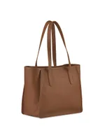 Le Foulonne Large Leather Tote Bag