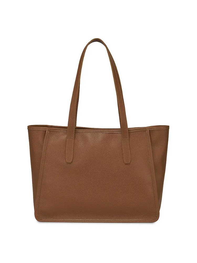 Le Foulonne Large Leather Tote Bag