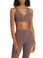 Veneto Notch-Neck Sports Bra