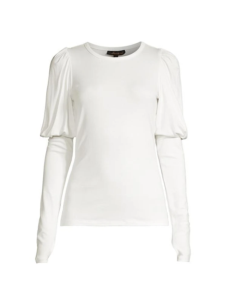 Athena Puff-Sleeve T-Shirt