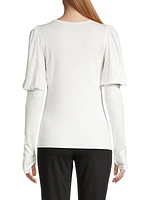 Athena Puff-Sleeve T-Shirt