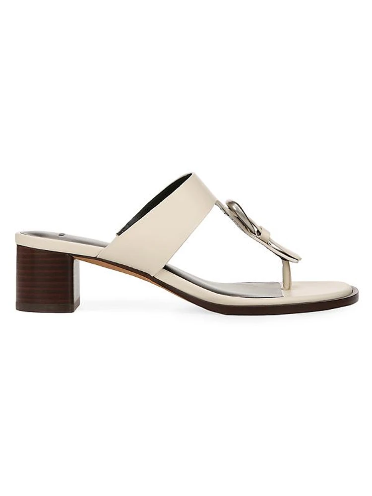 Aubrey Leather Thong Sandals