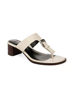 Aubrey Leather Thong Sandals