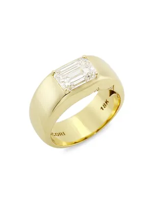 Allure 18K Yellow Gold & 2 TCW Lab-Grown Diamond Ring