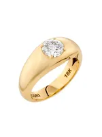 Tacori Allure 18K Yellow Gold & 1.0 TCW Lab-Grown Diamond Ring