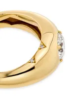 Tacori Allure 18K Yellow Gold & 1.0 TCW Lab-Grown Diamond Ring