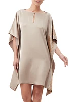 Renna Cape Keyhole Dress