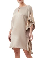 Renna Cape Keyhole Dress