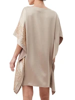 Renna Cape Keyhole Dress