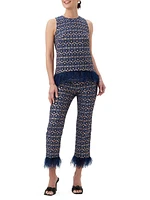 Shibui Jacquard Fringe Pants