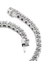 Classic Crescent RoyalT 18K White Gold & 7.71 TCW Diamond Tennis Bracelet