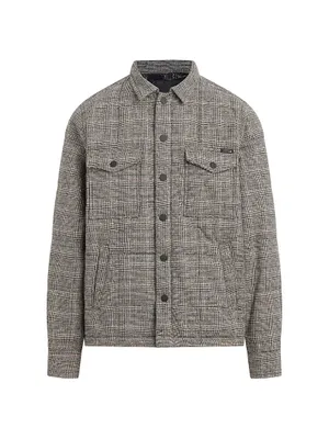 Flynn Plaid Quilted Shirt Jacket