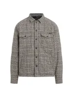 Flynn Plaid Quilted Shirt Jacket