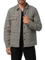 Flynn Plaid Quilted Shirt Jacket