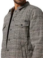 Flynn Plaid Quilted Shirt Jacket